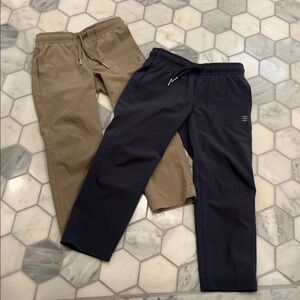 Free Fly Toddler Breeze Pant 4T Set of 2 Blue Khaki